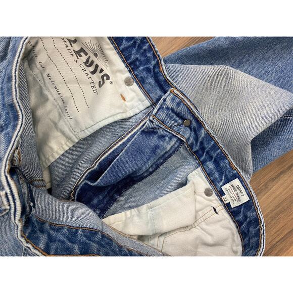 Levi's Japanese Selvedge Made and Crafted Draft Wide Taper Big E denim jeans 32 - Picture 7 of 7